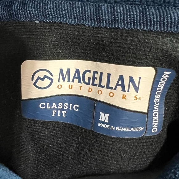 Magellan Pullover 1/4 Zip Long Sleeve Fleece Top Size M - Picture 4 of 7